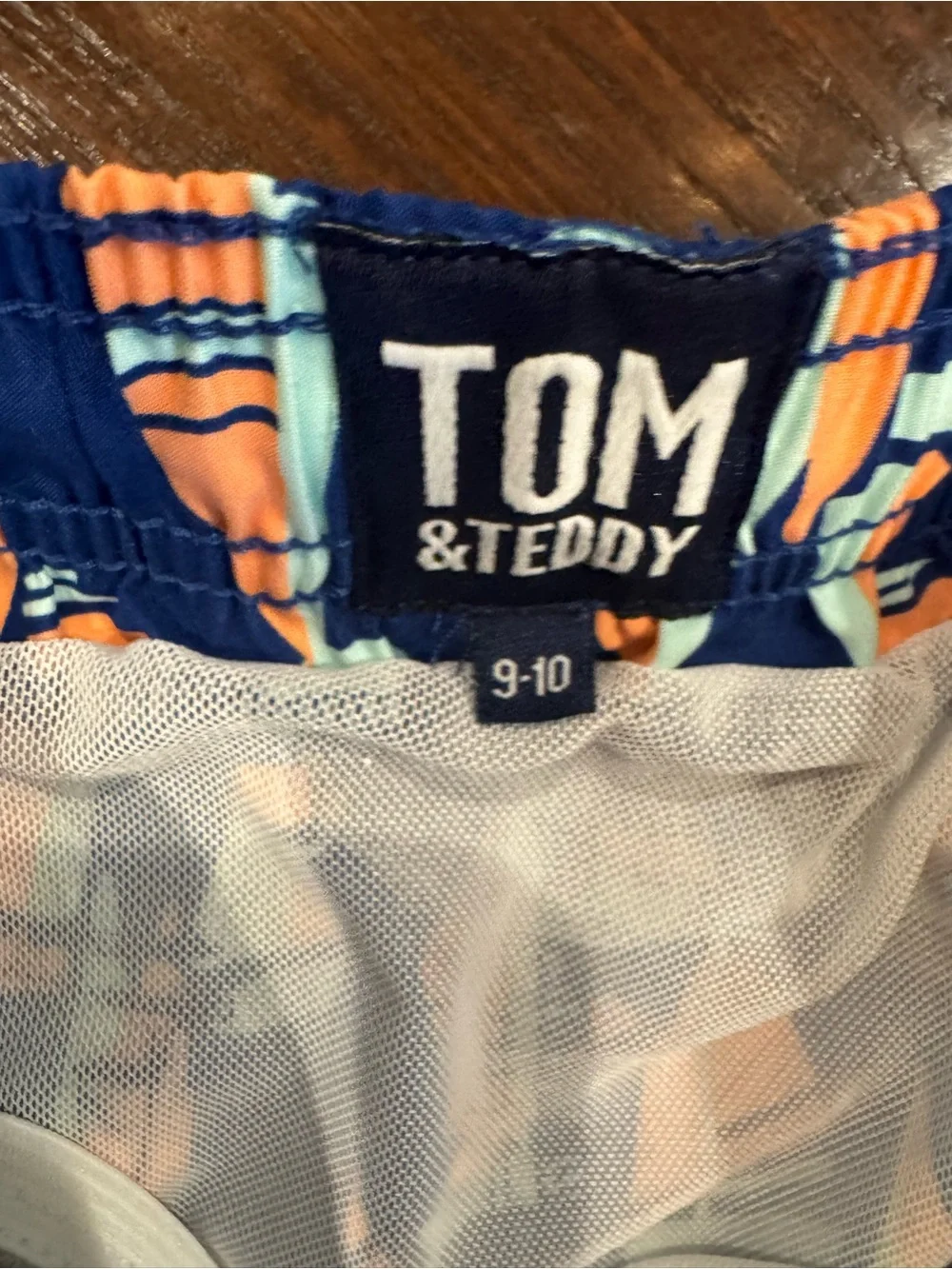 Tom and Teddy boys swim trunks size 9/10